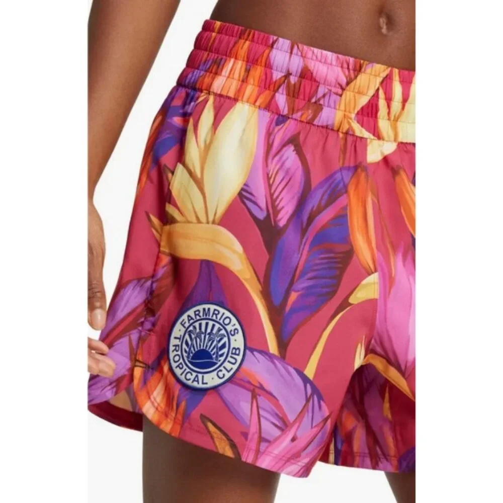 ๐ADIDAS x FARM RIO๐ Pacer Shorts Large L NWT - Picture 5 of 16